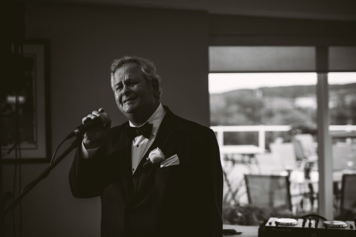 Father of the groom serenades couple on their wedding day in St. John's Newfoundland and Labrador