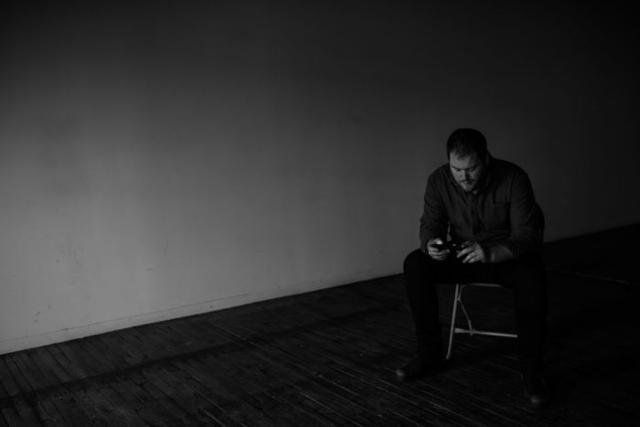 Matthew Byrne during engagement shoot at the Rocket Bakery St. John's Newfoundland and Labrador