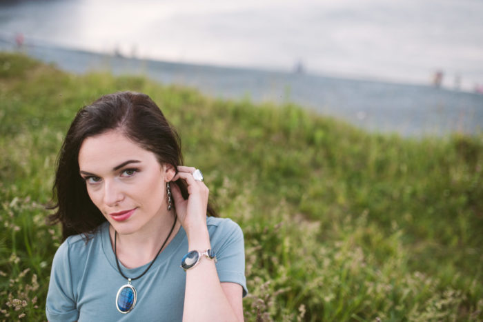 Sparkes Design Jewelry shoot at Middle Cove Beach Newfoundland and Labrador