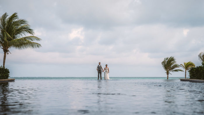 Destination wedding at Secrets Resort and Spa Mexico